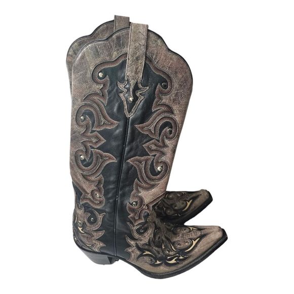CORRAL G1069 Fancy Tall Studded Cowgirl Boots - Size 10 1/2 - Picture 1 of 10